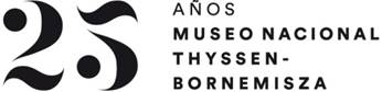 Logo 25 aniversario Museo nacioanl Thyssen-Bornemisza