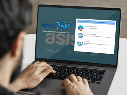 Nueva web de seguros de asistencia en vuelos de ASISA