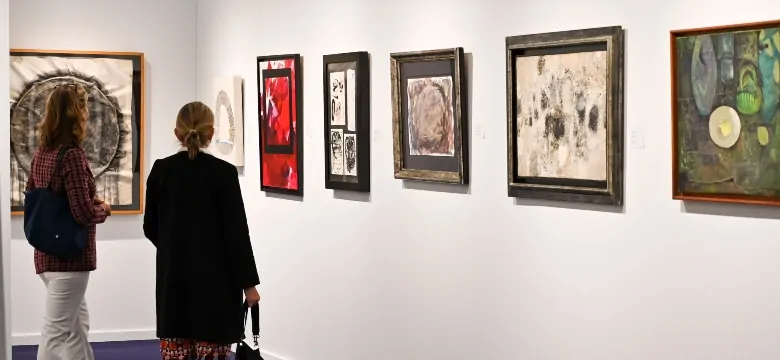 cuadros de exposición en feriarte en ifema
