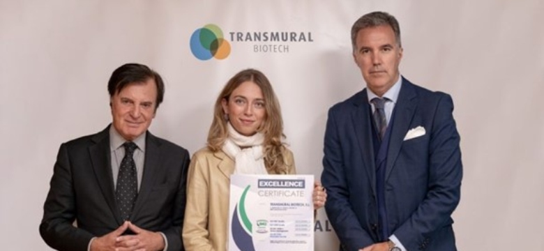 Transmural Biotech recibe certificado de excelencia