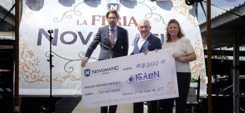Donación Novomatic Spain a AFAeN