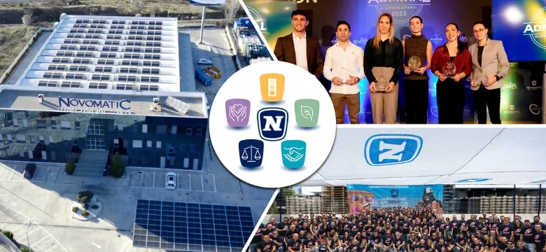 Reconocimiento a Novomatic Spain por responsabilidad y medio ambiente