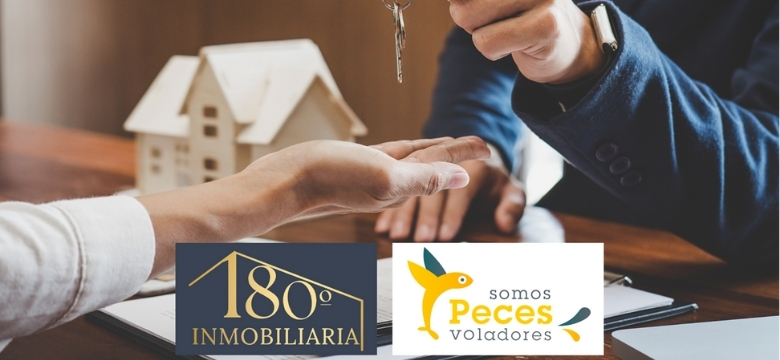 180 inmobiliaria y Somos Peces Voladores