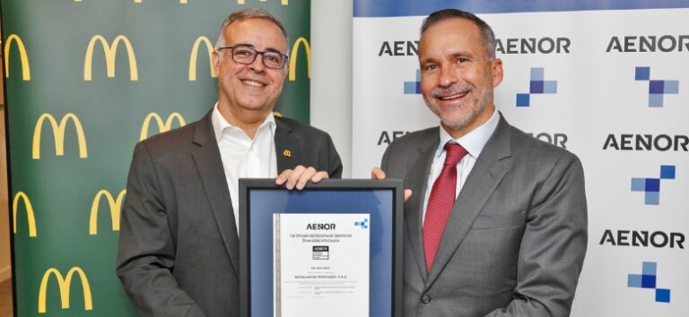 Certificado AENOR McDonald's