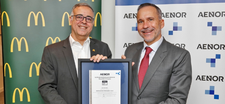 Certificado AENOR McDonald's