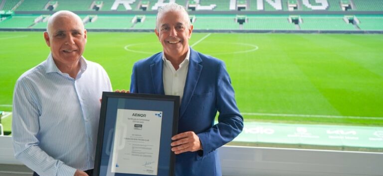 Certificado Carbono AENOR Real Racing Club