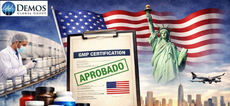 Reconocimiento por Amazon EE. UU. de las certificaciones GMP de Demos Global Group Inc.